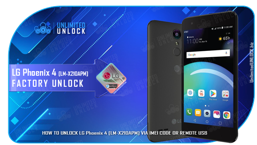 How To Unlock LG PHOENIX 4 [LM-X210APM] via IMEI Code or Remote USB