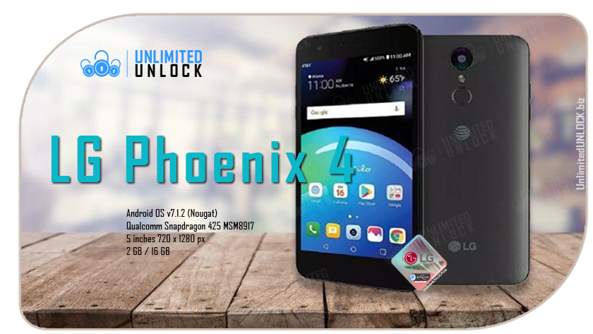 Factory Unlock LG PHOENIX 4 [LM-X210APM] via IMEI Code or Remote USB
