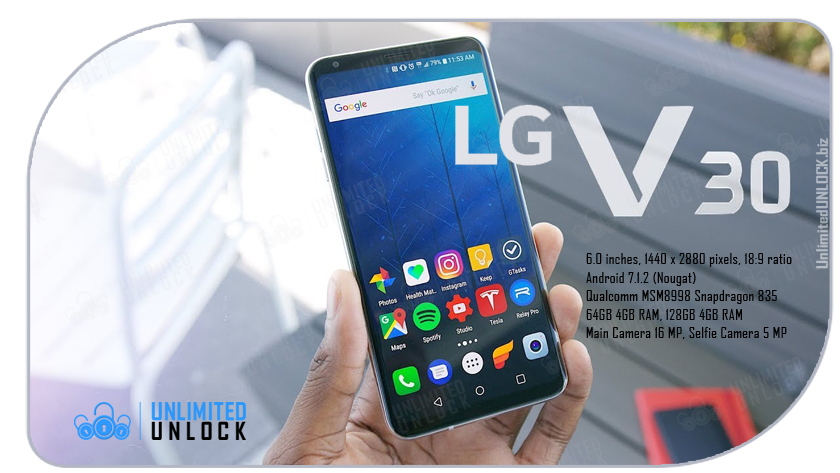 Factory Unlock LG V30 via IMEI Code or Remote USB