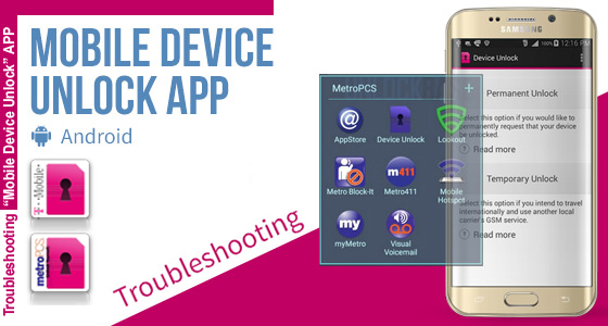 Mobile Device Unlock App (Android) – Troubleshooting Android Device Unlock APP