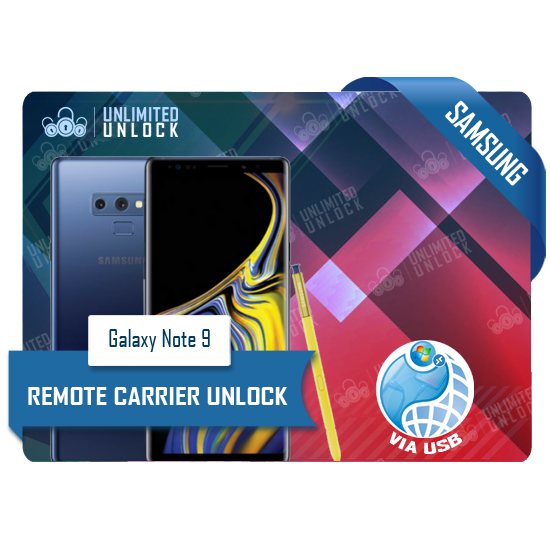 Samsung Galaxy Note9 Remote USB Carrier Unlock